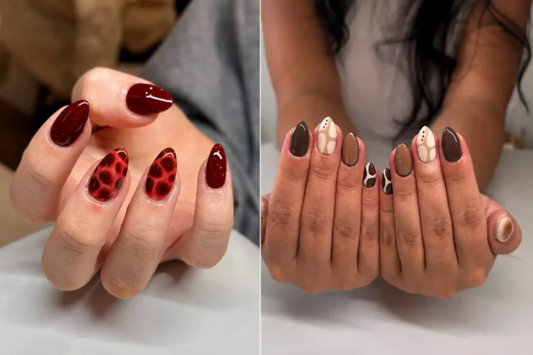 Almond fall Nail