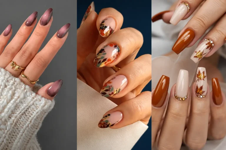 Stunning Autumn Leaves Nail Art Designs You’ll Love Autumn Leaves Nail Art