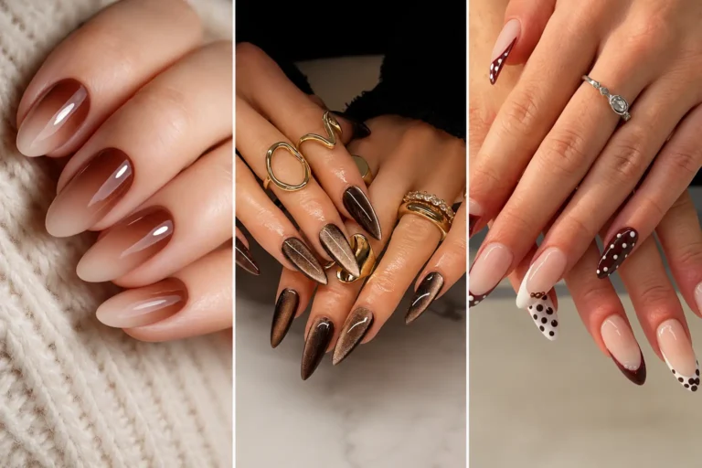 Espresso Brown Nails