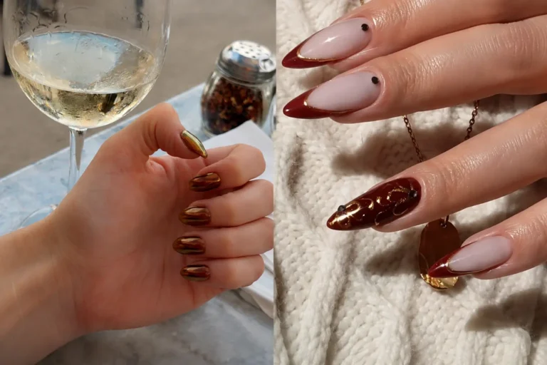 October almond nails