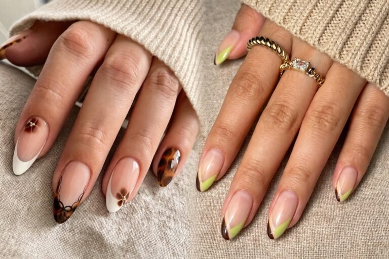 Stunning Fall French Nails for a Refined Autumn Manicure fall french nails