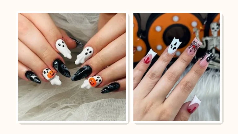 Ghostly Halloween Nails for a Fun and Spooky Look